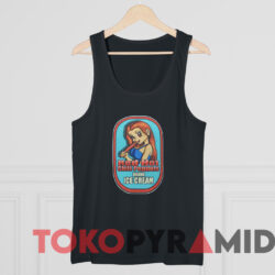 Red Hot Chili Peppers Brand Ice Cream Hook Ups T-shirt 4 Red Hot Chili Peppers Brand Ice Cream Hook Ups T shirt Black TankTop