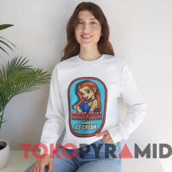 Red Hot Chili Peppers Brand Ice Cream Hook Ups T-shirt 2 Red Hot Chili Peppers Brand Ice Cream Hook Ups T shirt White Sweatshirt