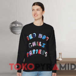 Red Hot Chili Peppers Color Sketch T-shirt 2 Red Hot Chili Peppers Color Sketch T shirt Black Sweatshirt