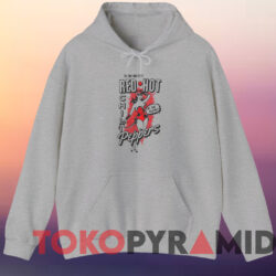 Red Hot Chili Peppers In The Flesh T shirt Grey Hoodie