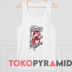 Red Hot Chili Peppers In The Flesh T shirt White TankTop