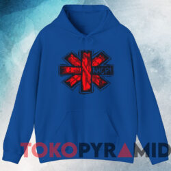 Red Hot Chili Peppers Logo T-shirt 3 Red Hot Chili Peppers Logo T shirt Blue Hoodie