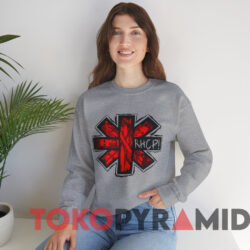 Red Hot Chili Peppers Logo T-shirt 2 Red Hot Chili Peppers Logo T shirt Grey Sweatshirt