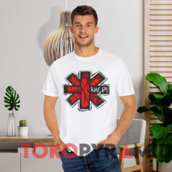 Red Hot Chili Peppers Logo T shirt White T shirt