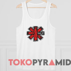 Red Hot Chili Peppers Logo T-shirt 4 Red Hot Chili Peppers Logo T shirt White TankTop