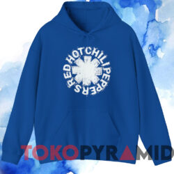 Red Hot Chili Peppers Logo Texture T-shirt 3 Red Hot Chili Peppers Logo Texture T shirt Blue Hoodie