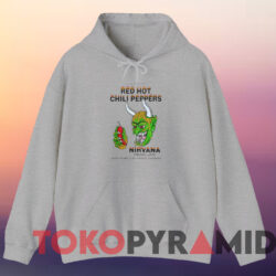 Red Hot Chili Peppers Nirvana Pearl Jam T-shirt 3 Red Hot Chili Peppers Nirvana Pearl Jam T shirt Grey Hoodie