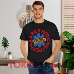 Red Hot Chili Peppers Stadium Arcadium 2006 Tour T shirt Black T shirt