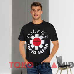 Red Hot Chili Peppers Tokyo Japan T shirt Black T shirt