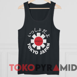 Red Hot Chili Peppers Tokyo Japan T shirt Black TankTop