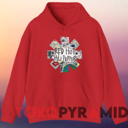 Red Hot Chili Peppers Unlimited Love World Tour T-shirt 3 Red Hot Chili Peppers Unlimited Love World Tour T shirt Red Hoodie