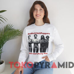 Red Hot Chili Peppers Uplift Mofo Party Plan T-shirt 2 Red Hot Chili Peppers Uplift Mofo Party Plan T shirt White Sweatshirt