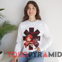 Red Hot Chilli Peppers One Hot Minute T-shirt 2 Red Hot Chilli Peppers One Hot Minute T shirt White Sweatshirt