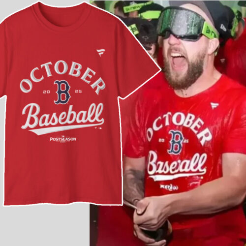 Red Sox 2025 October Baseball T shirt Red Sox 2025 October Baseball T shirt