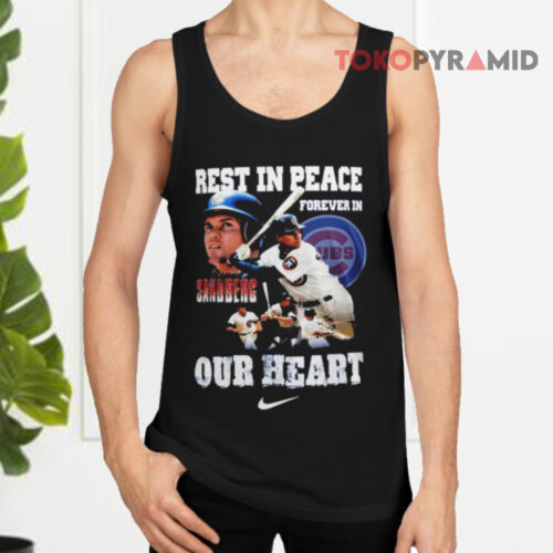 Rest In Peace Forever In Ryne Sandberg Our Heart Nike 2025 Tank Top Rest In Peace Forever In Ryne Sandberg Our Heart Nike 2025 Tank Top
