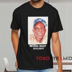 Rest In Peace Willie Mays 1931 2024 Shirt Black T shirt