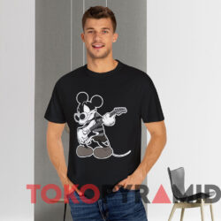 Revenge Mickey Cobain Double sided T shirt Black T shirt