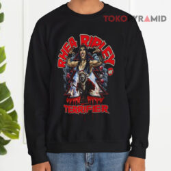 Rhea Ripley Bloody Christmas Tree Sweatshirt