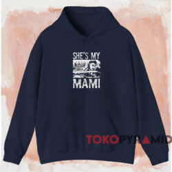 Rhea Ripley She's My Mami Shirt Navy Hoodie