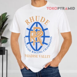 Rhude Paradise Valley White T shirt