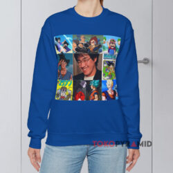 Rip Akira Toriyama Dragon Ball Blue Sweatshirt