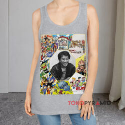 RIP Akira Toriyama Dragon Ball T-shirt 4 Rip Akira Toriyama Dragon Ball Grey Tank Top