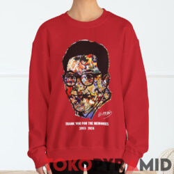Rip Akira Toriyama Shirt Thank You For The Memories 1955 2024 Sweatshirt