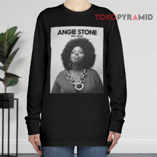 Rip Angie Stone 1961 2025 Tribute Soul Music R&b Long sleeved