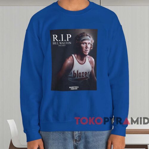 Rip Bill Walton Shirt Blue Sweatshirt Rip Bill Walton Shirt Blue Sweatshirt
