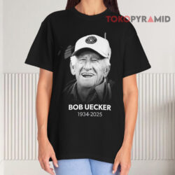 Rip Bob Uecker 1934 2025 Hall Of Fame Black T shirt