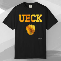 Rip Bob Uecker Mr Baseball Milwaukee Brewers Logo T shirt