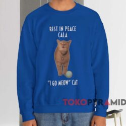 RIP Cala I Go Meow Cat Shirt 3 Rip Cala I Go Meow Cat Shirt Blue Sweatshirt