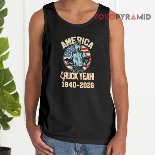 Rip Chuck Norris 1940 2026 Shirt American Chuck Yeah Tank Top