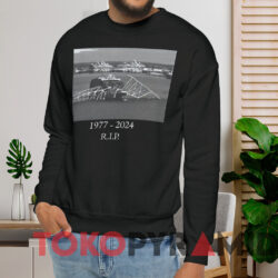RIP Francis Scott Key Bridge 1977-2024 Shirt 3 Rip Francis Scott Key Bridge 1977 2024 Shirt Black Sweatshirt