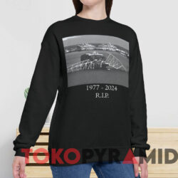RIP Francis Scott Key Bridge 1977-2024 Shirt 4 Rip Francis Scott Key Bridge 1977 2024 Shirt Black Sweatshirt