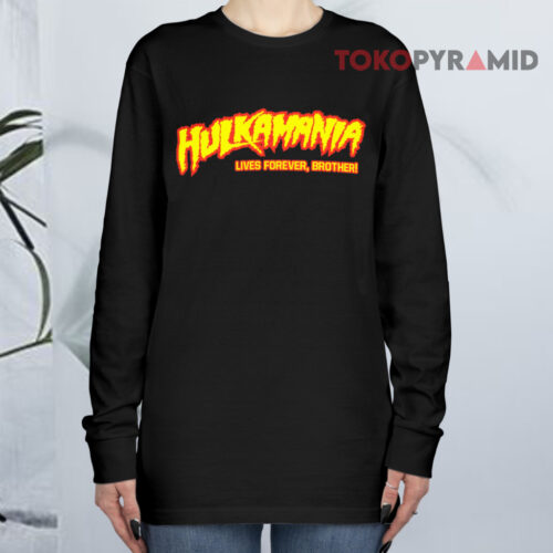 Rip Hulk Hogan Hulkamania Lives Forever Brother Long sleeved Rip Hulk Hogan Hulkamania Lives Forever Brother Long sleeved