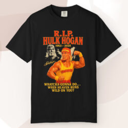 Rip Hulk Hogan Vintage 2025 Signature T shirt