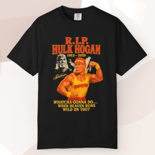 Rip Hulk Hogan Vintage 2025 Signature T shirt Rip Hulk Hogan Vintage 2025 Signature T shirt