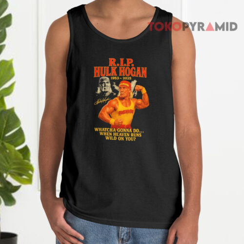 Rip Hulk Hogan Vintage 2025 Signature Tank Top Rip Hulk Hogan Vintage 2025 Signature Tank Top