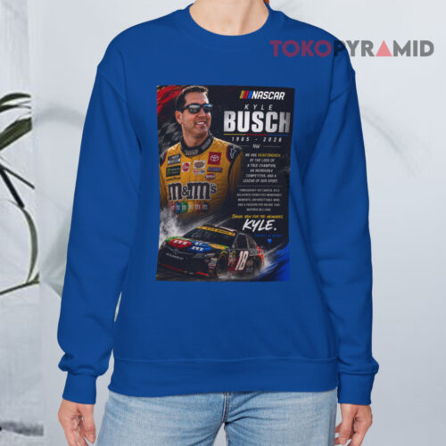 Rip Kyle Busch 1985 2026 Sweatshirt Rip Kyle Busch 1985 2026 Sweatshirt