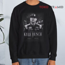 Rip Kyle Busch Thank You For The Memories Black Sweatshirt
