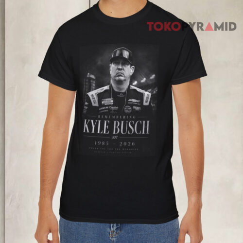 Rip Kyle Busch Thank You For The Memories Black T shirt Rip Kyle Busch Thank You For The Memories Black T shirt