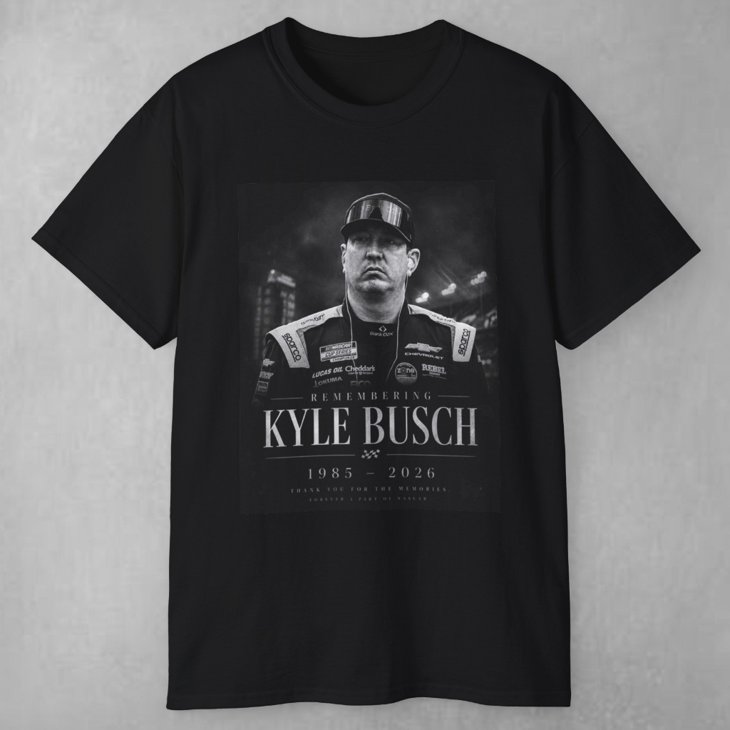 Rip Kyle Busch Thank You For The Memories T shirt Rip Kyle Busch Thank You For The Memories T shirt