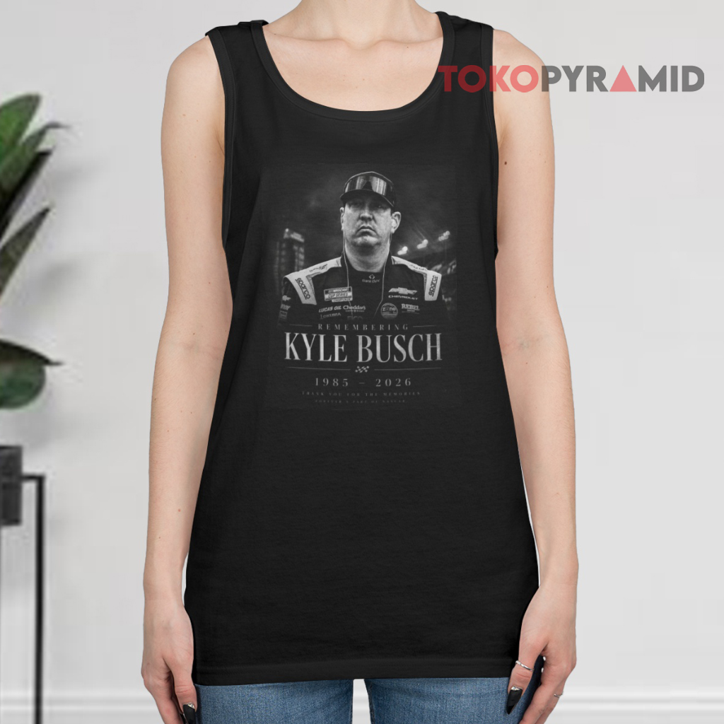 Rip Kyle Busch Thank You For The Memories Tank Top Rip Kyle Busch Thank You For The Memories Tank Top