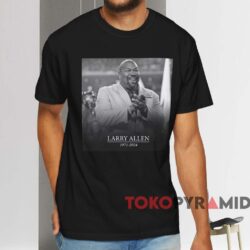 Rip Larry Allen 1971 2024 Dallas Cowboys Shirt Black T shirt