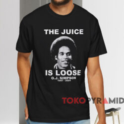 Rip O J Simpson Shirt The Juice Is Loose Shirt Black T shirt