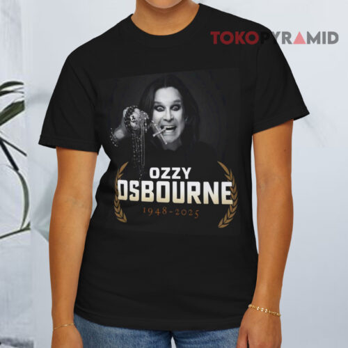 Rip Ozzy Osbourne Black T shirt Rip Ozzy Osbourne Black T shirt