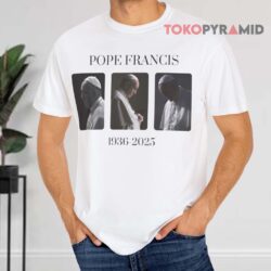 Rip Pope Francis Vintage White T shirt