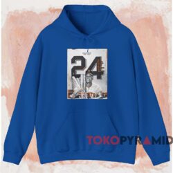 RIP To The GOAT Willie Mays 1931-2024 Shirt 2 Rip To The Goat Willie Mays 1931 2024 Shirt Blue Hoodie