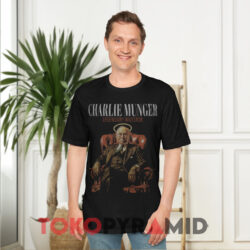 RIP To The Legendary Investor Charlie Munger Shirt 1 Rip To The Legendary Investor Charlie Munger Black T shirt